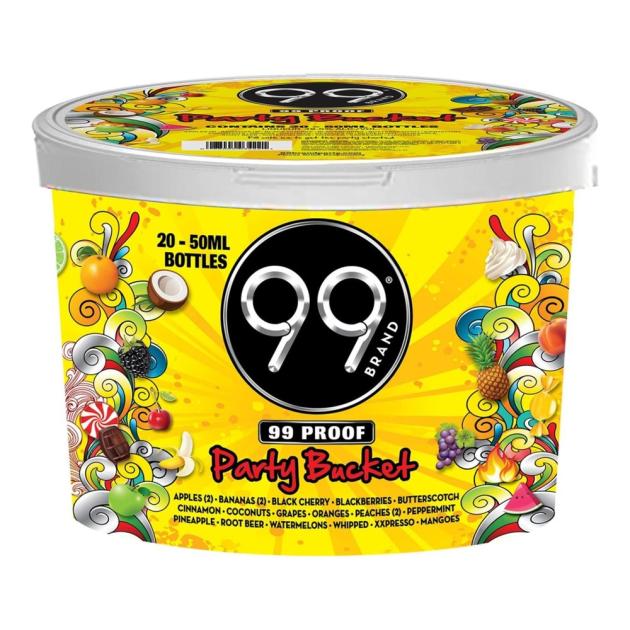 99 Brand Party Bucket Schnapps 50ml Shot