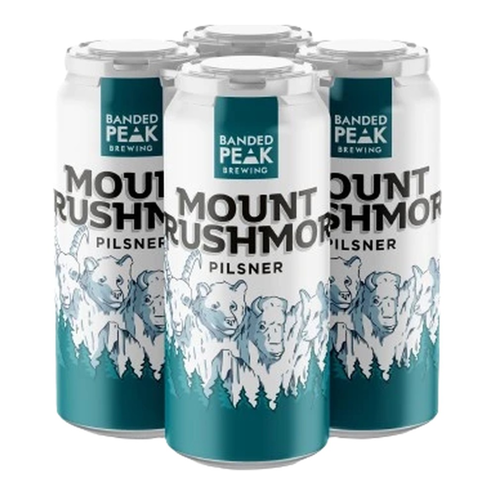 Banded Peak Mount Crushmore Pilsner 4 x 473 mL Cans