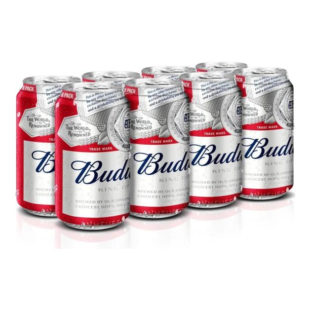 Budweiser 8 x 355 mL Cans