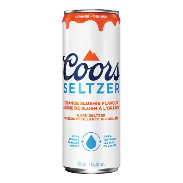 Coors Seltzer Orange Slushie 6 x 355ml Cans