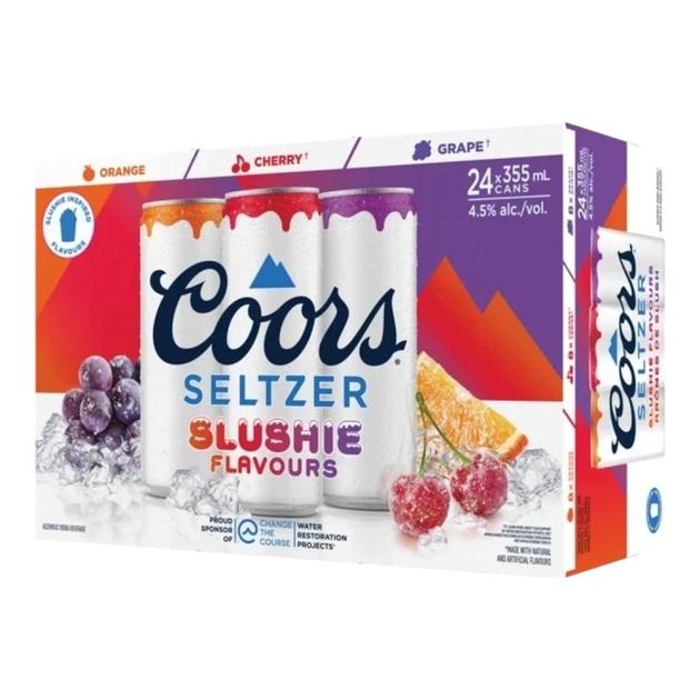Coors Seltzer Slushie Variety Pack 30 x 355ml Cans