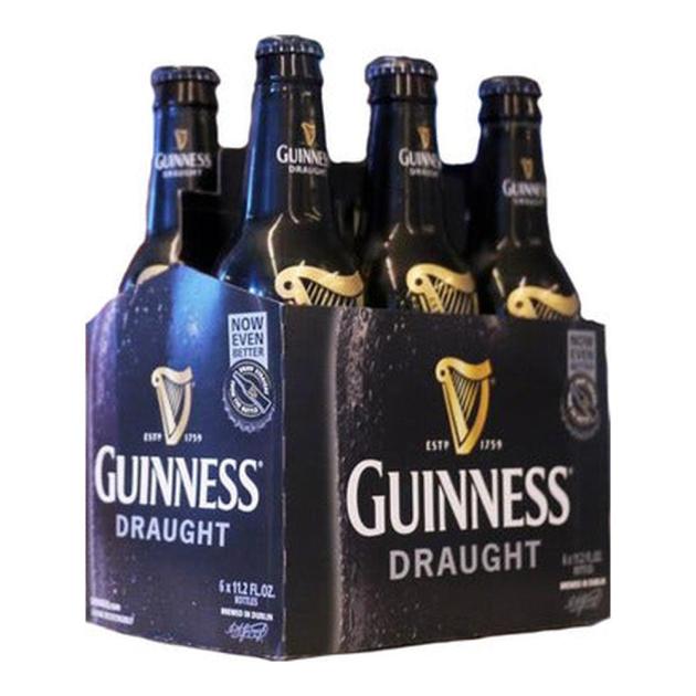 Guinness Draught 6 x 330 mL Bottles