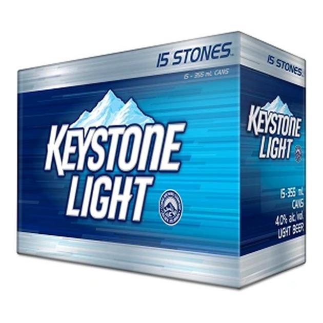Keystone Light 15 x 355 mL Cans