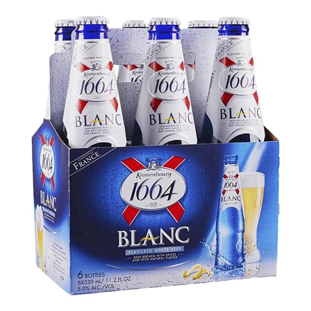 Kronenbourg 1664 Blanc 6 x 330 mL Bottles