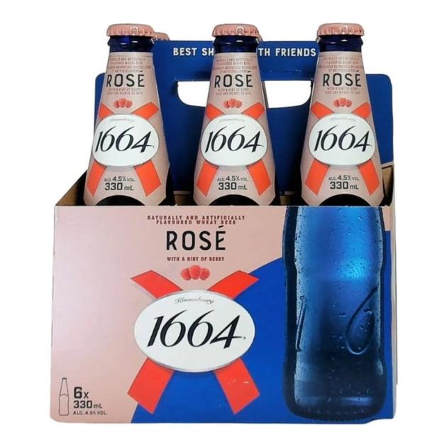 Kronenbourg 1664 Rose 6 x 330 mL Bottles