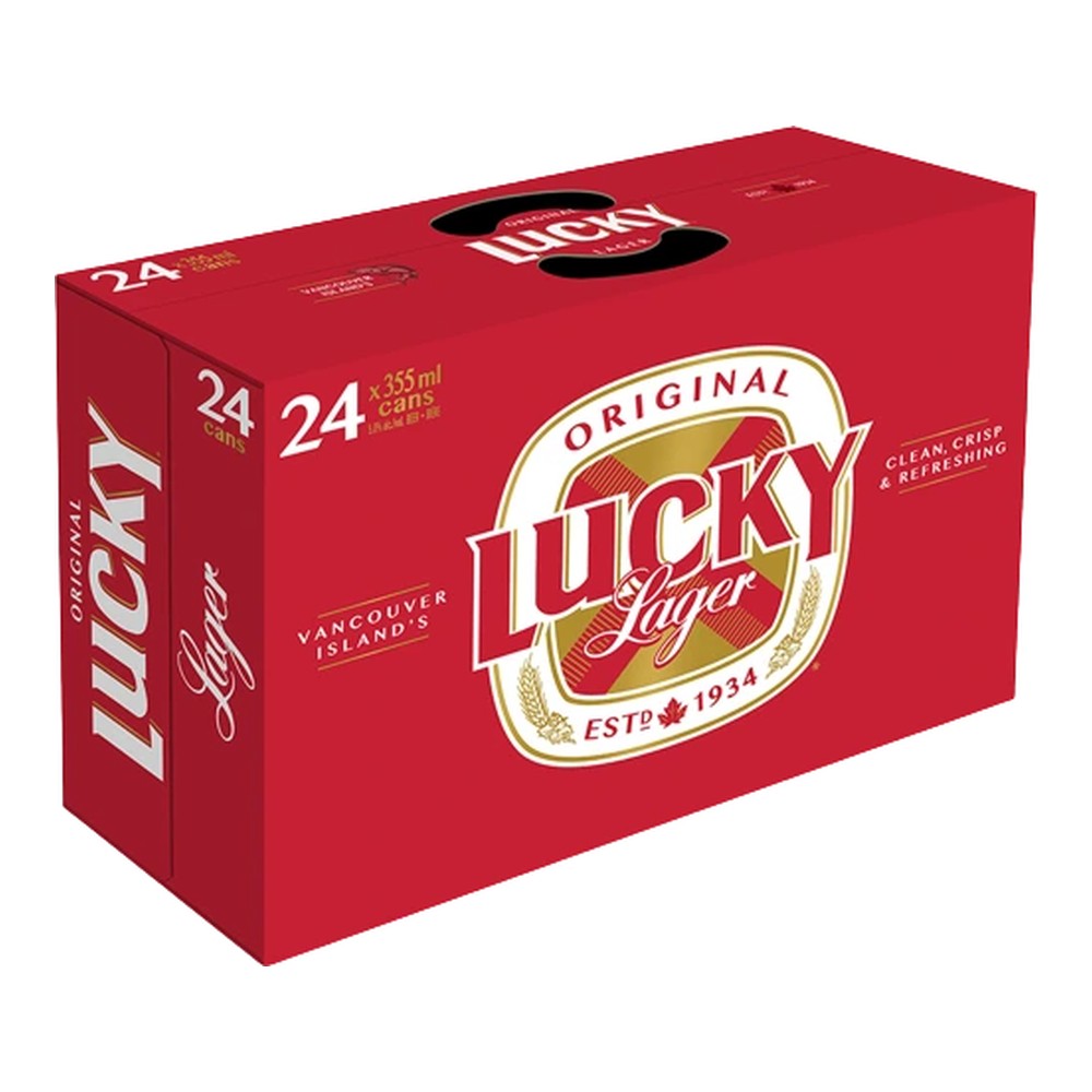 Lucky Lager 24 x 355 mL Cans