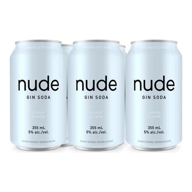 Nude Gin Soda Lemon 6-Pack