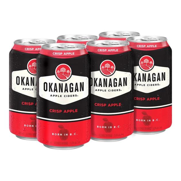 Okanagan Cider Crisp Apple 6 x 355 mL