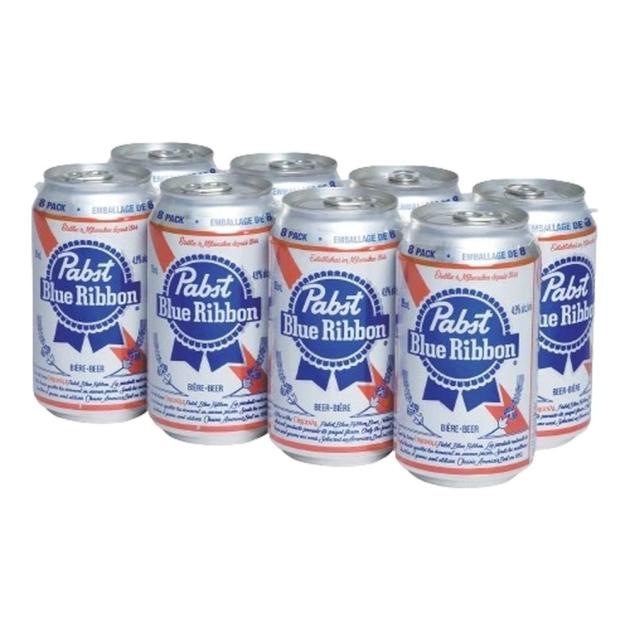 Pabst Blue Ribbon 8 x 355 mL Cans