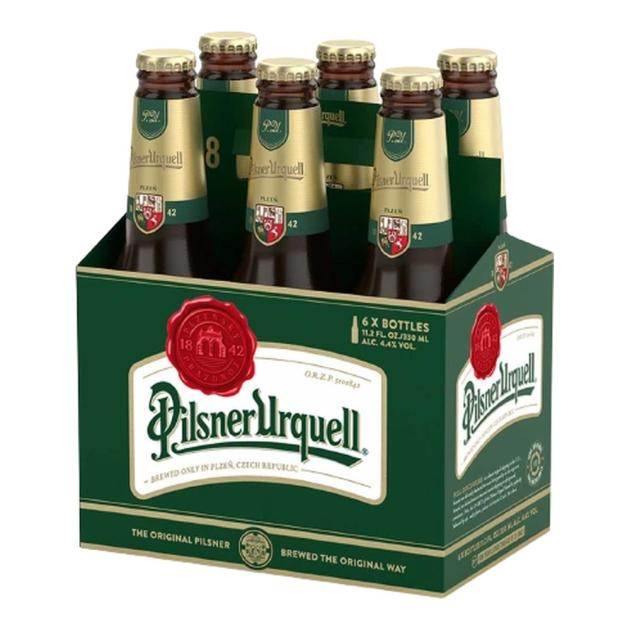 Pilsner Urquell 6 x 330 mL Bottles
