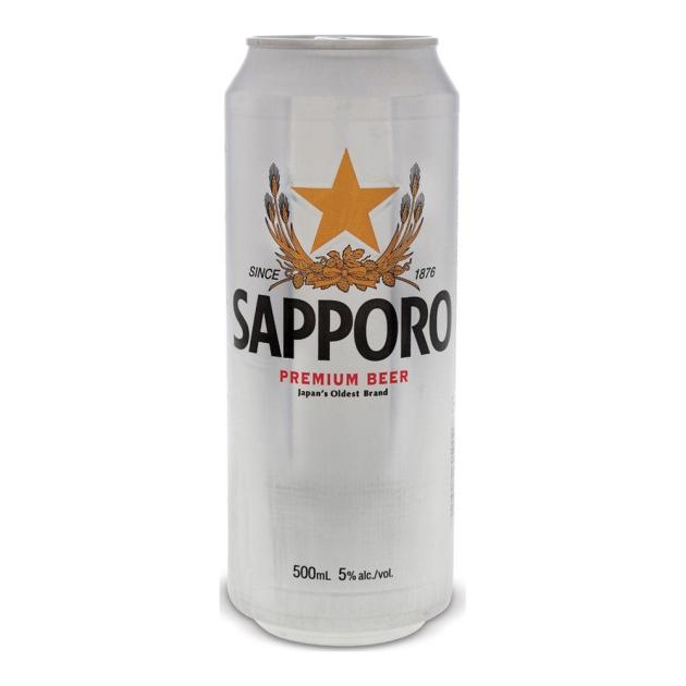 Sapporo 500 mL Can