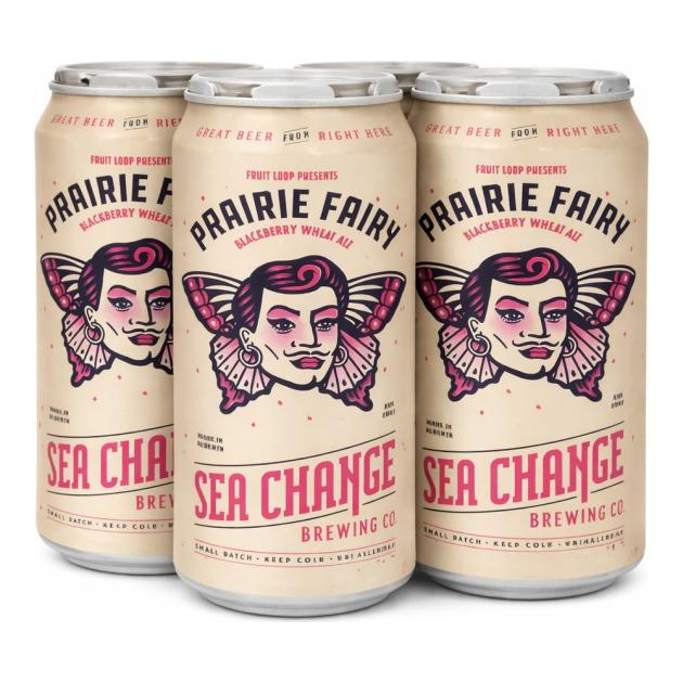 Sea Change Prairie Fairy Blackberry Wheat Ale 4 x 473 mL Cans