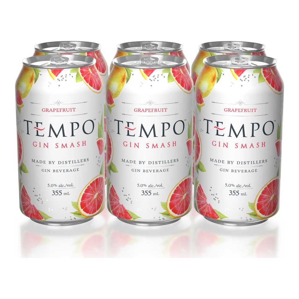Tempo Gin Smash Grapefruit 6 x 355ml Cans