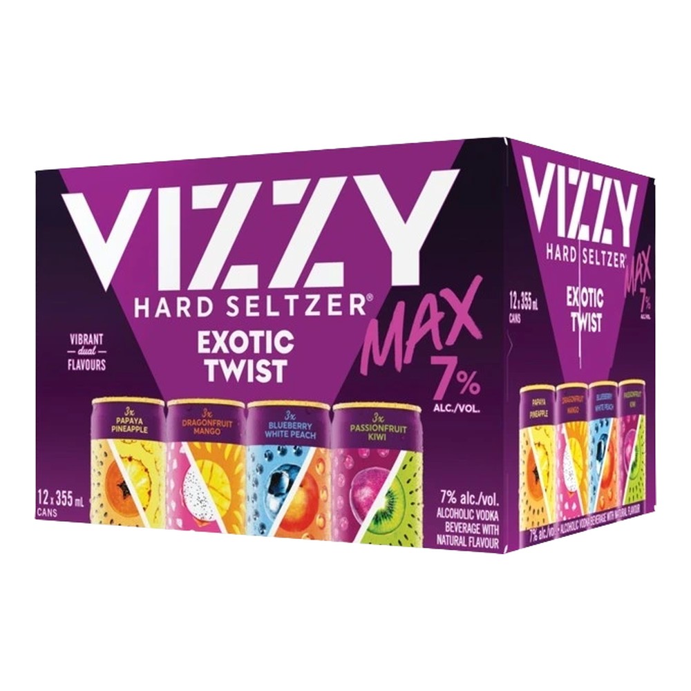 Vizzy Hard Seltzer Max Mixer 12 x 355 mL Cans