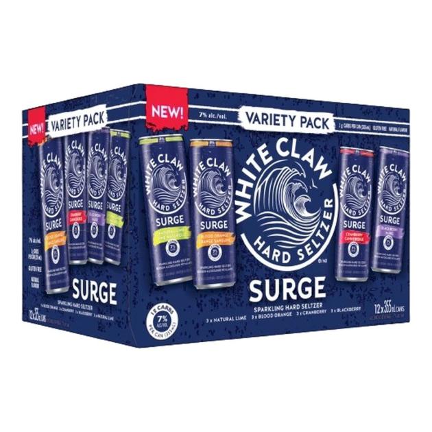 White Claw Hard Seltzer Surge Mixer 12 x 355 mL