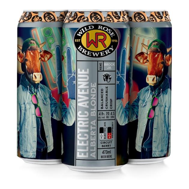 Wild Rose Electric Ave Blonde Ale 4-Pack